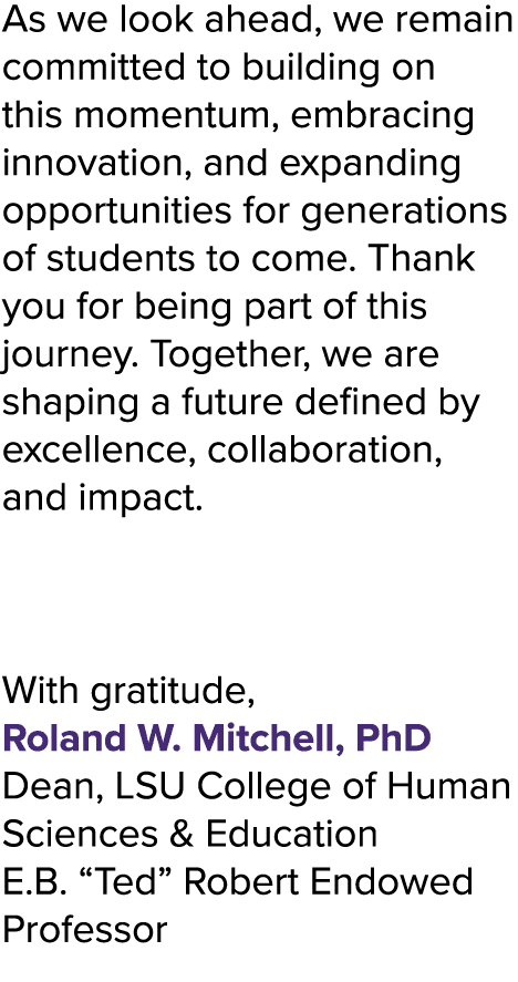 As we look ahead, we remain committed to building on this momentum, embracing innovation, and expanding opportunities...