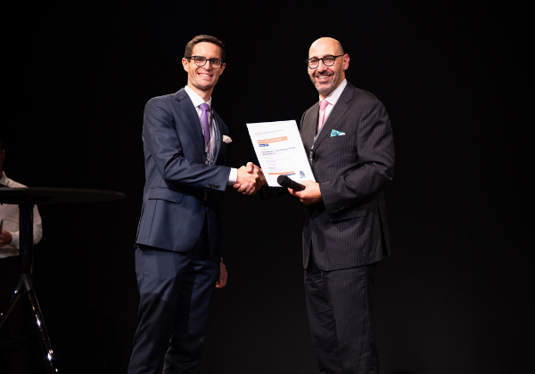 Per Svensson received award.