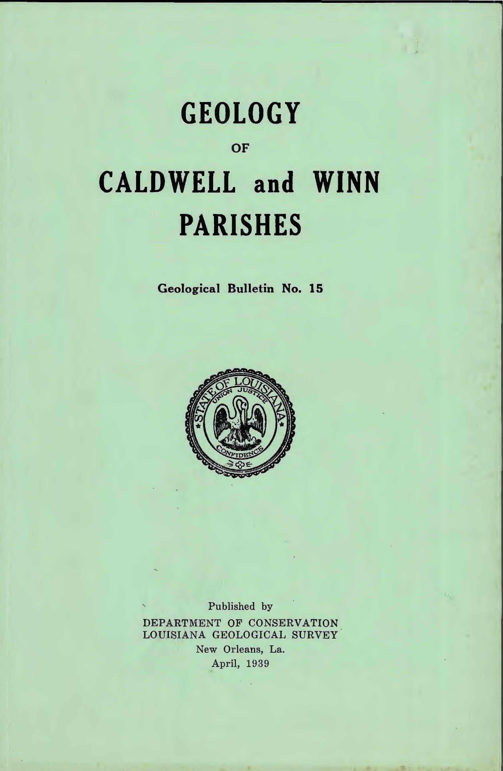 Geology of Caldwell and Winn Parishes