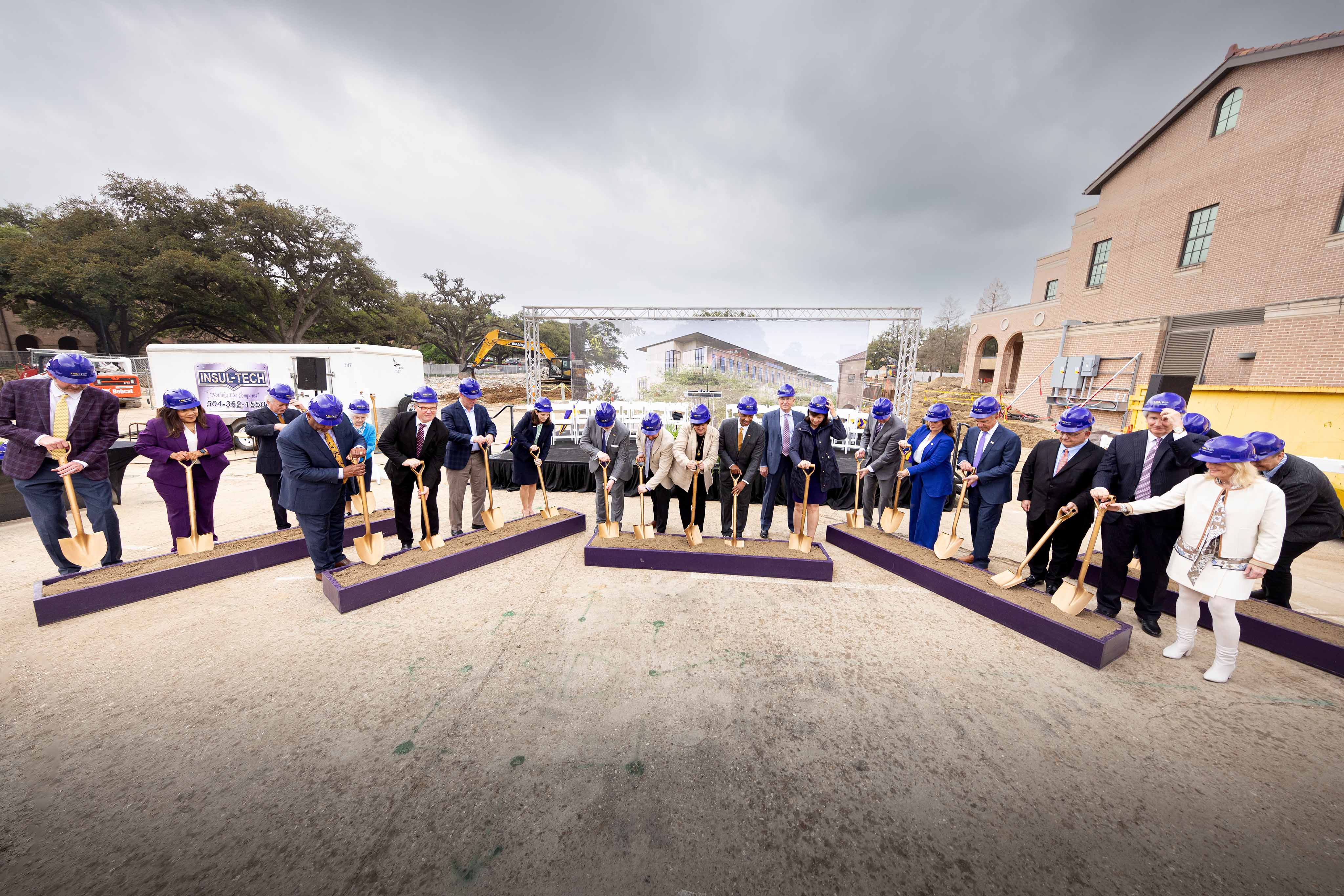 LSU Science Building groundbreaking