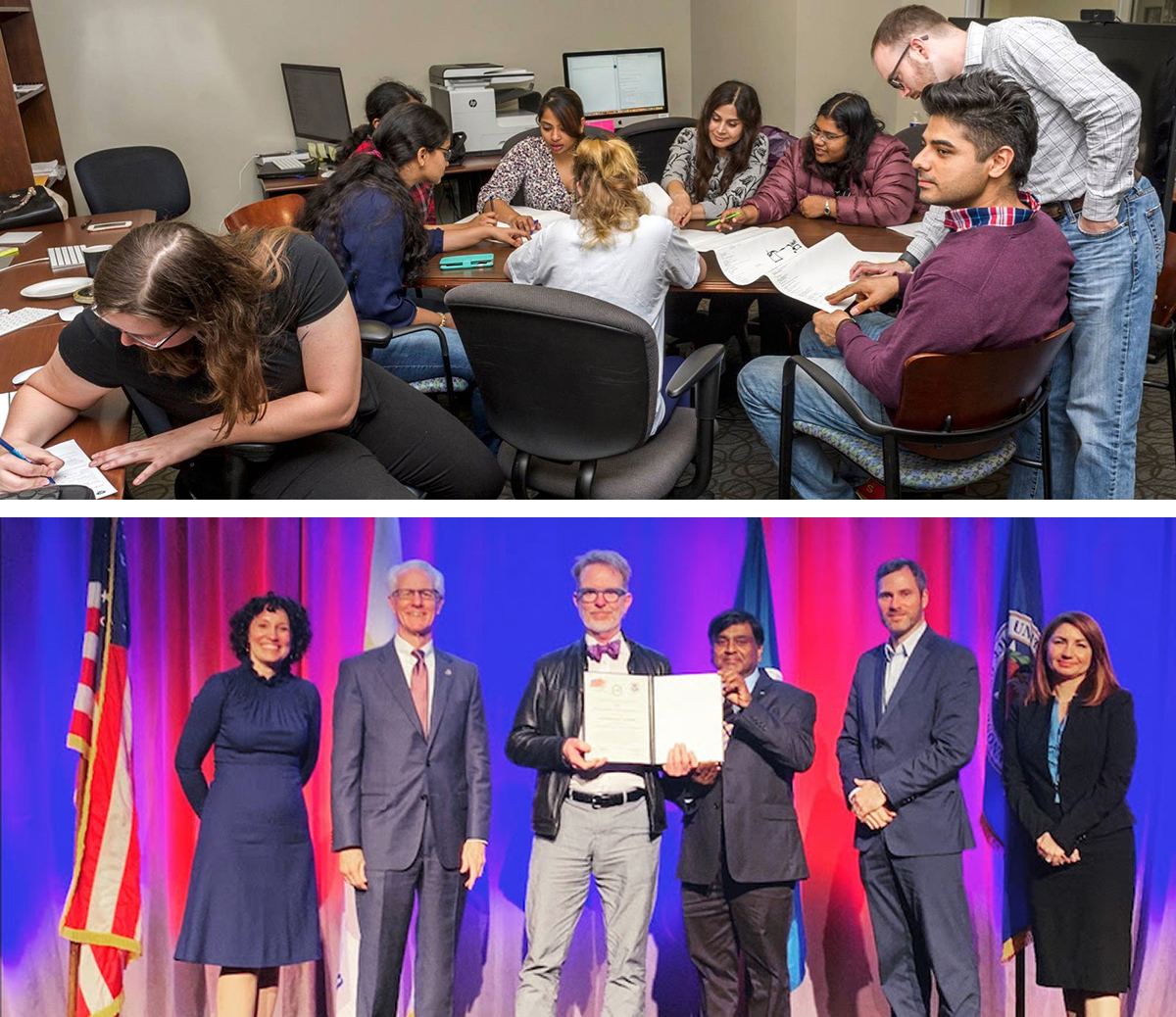 Students in the LSU Applied Cybersecurity Lab; LSU recieves the NSF SFS award